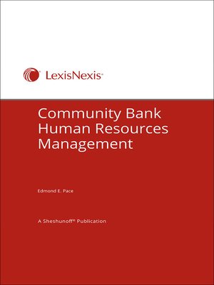 cover image of Community Bank Human Resources Management